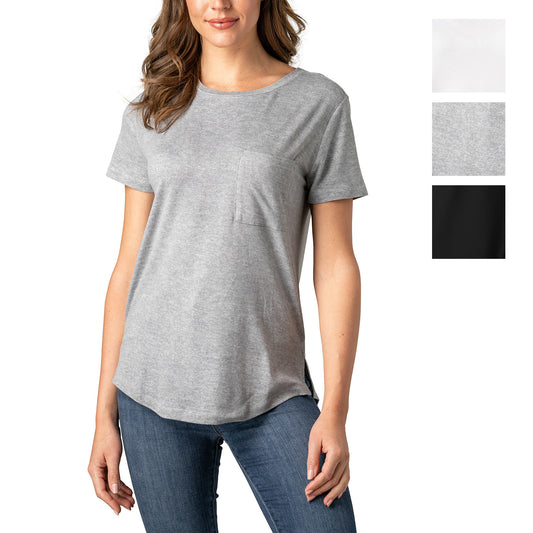 Allthreads Capsule Pocket Tee - Grey XXL DM Merchandising Womens Apparel atct-u30_01