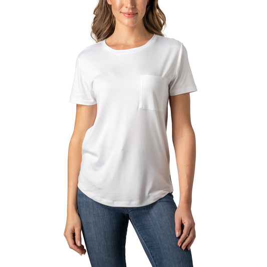 Allthreads Capsule Pocket Tee - White XXL DM Merchandising Womens Apparel atct-u30_05