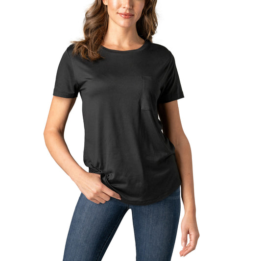 Allthreads Capsule Pocket Tee - Black XXL DM Merchandising Womens Apparel atct-u30_06