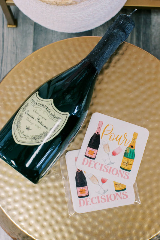 POUR DECISIONS BAR COASTERS