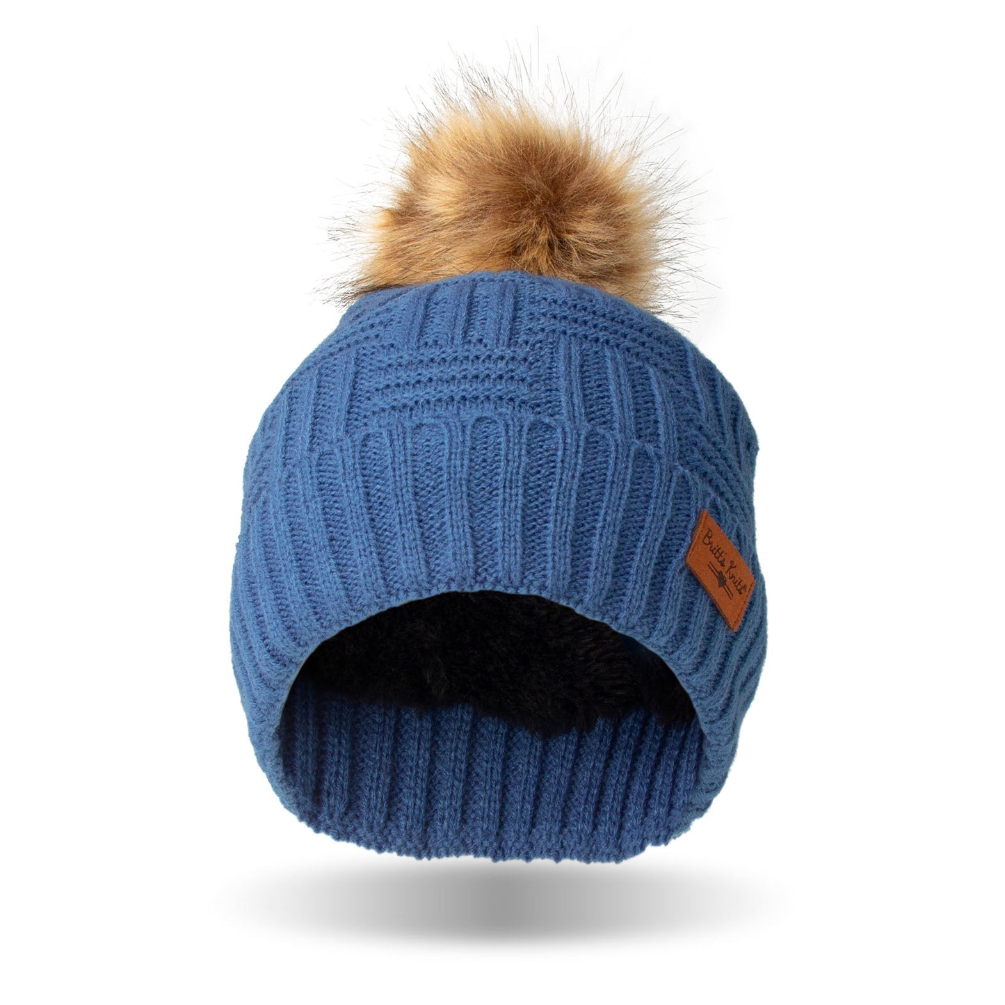 Hat with Pom - Blue