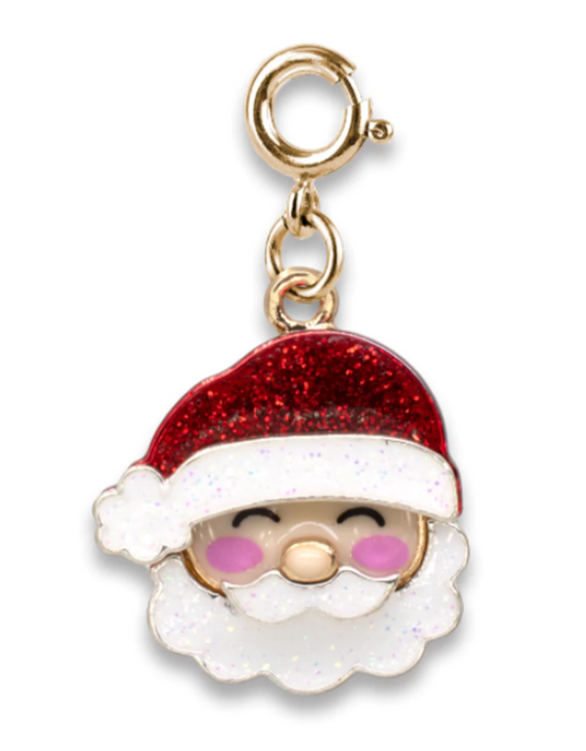 Gold Glitter Santa Charm CHARM IT! Jewelry charm-it-gold-glitter-santa-charm