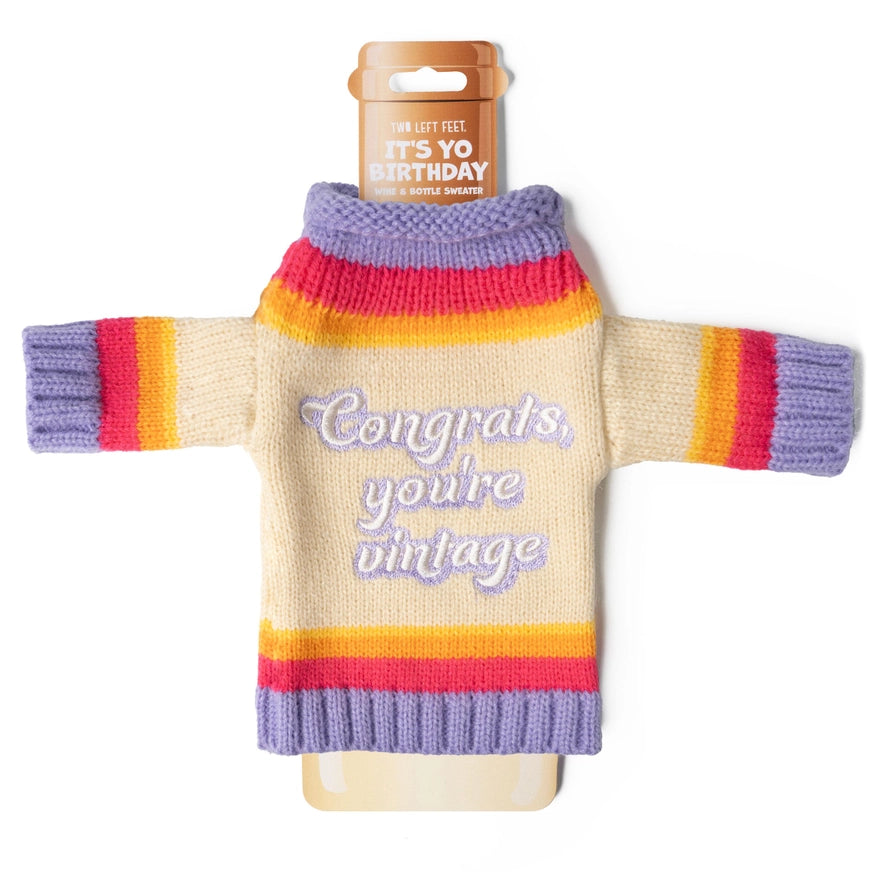 It's Yo Birthday Wine Bottle Sweater - Congrats, You're Vintage DM Merchandising Drinkware d1927146099d63879b8d95dfa99ae13229e16054df3aef2d86897191c069e2a2