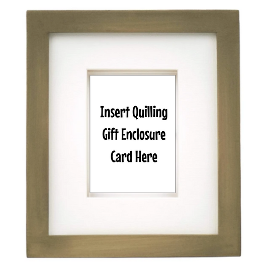 QUILL BRUSHED GOLD GE FRAME
