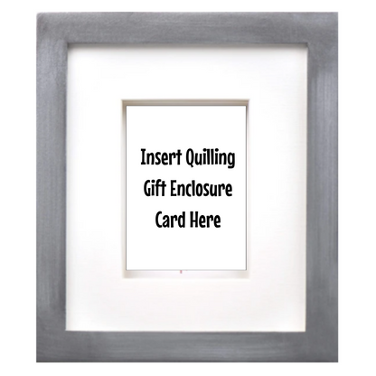 QUILL BRUSHED SILVER GE FRAME