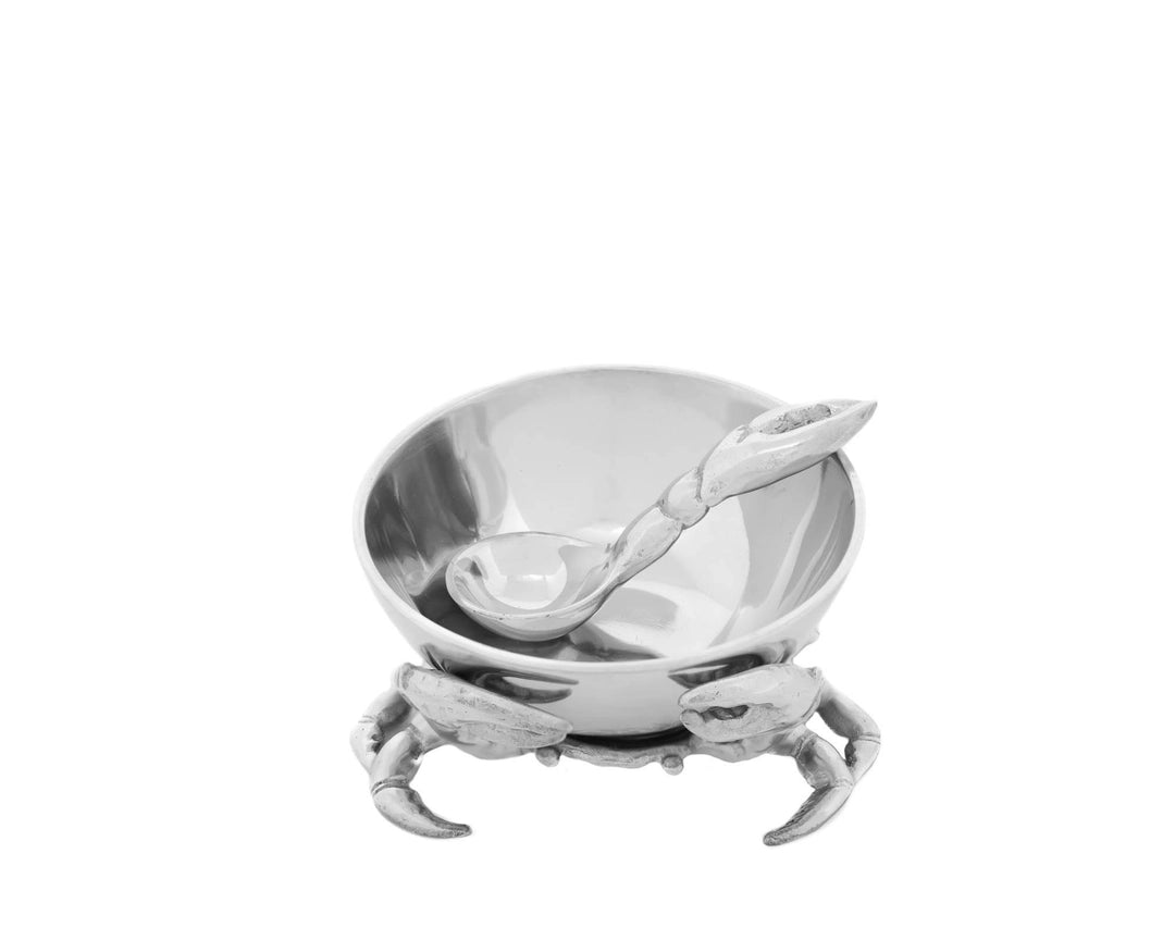 Crab 3-Piece Condiment Set Arthur Court Home eaf0562ccbb3ef5980c4fb405d8a0d1a7bd00cd4d361fd40ccb36e67c2f9c187