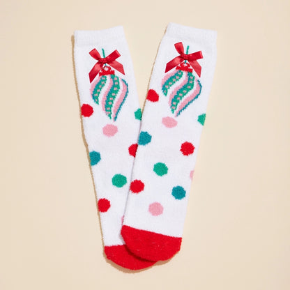 Whimsical Christmas Fuzzy Socks Assorted Pack of 4 Lilla Haven Holiday eddbcf7f717ea07eee4f246b39a950fae653609f070f2c7c7cf738f2a4c3896b