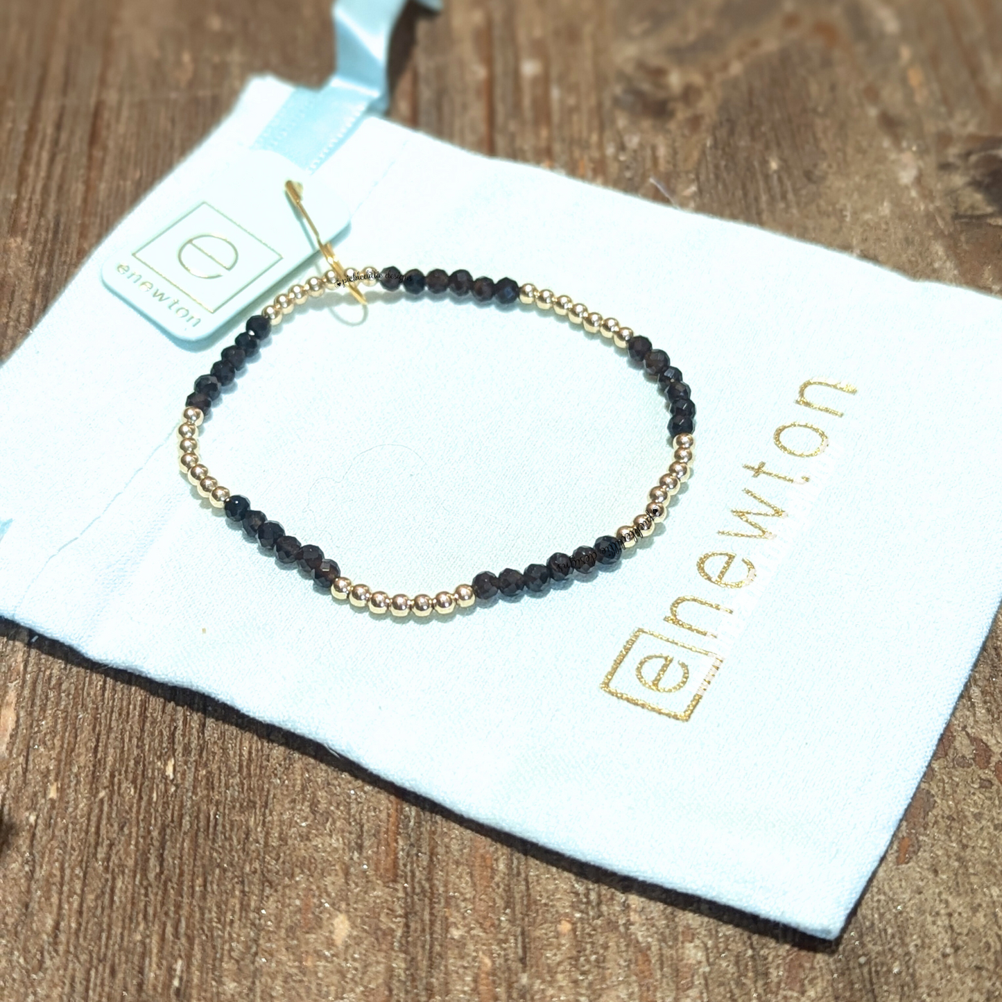 Blissful Pattern 2.5mm Bracelet - Faceted Onyx eNewton Jewelry enewton-bracelets-hope-unwritten-jewelry-holiday-christmas-gift-anne-arundel-9_48019928-900f-4220-9f20-7640d4d3d280