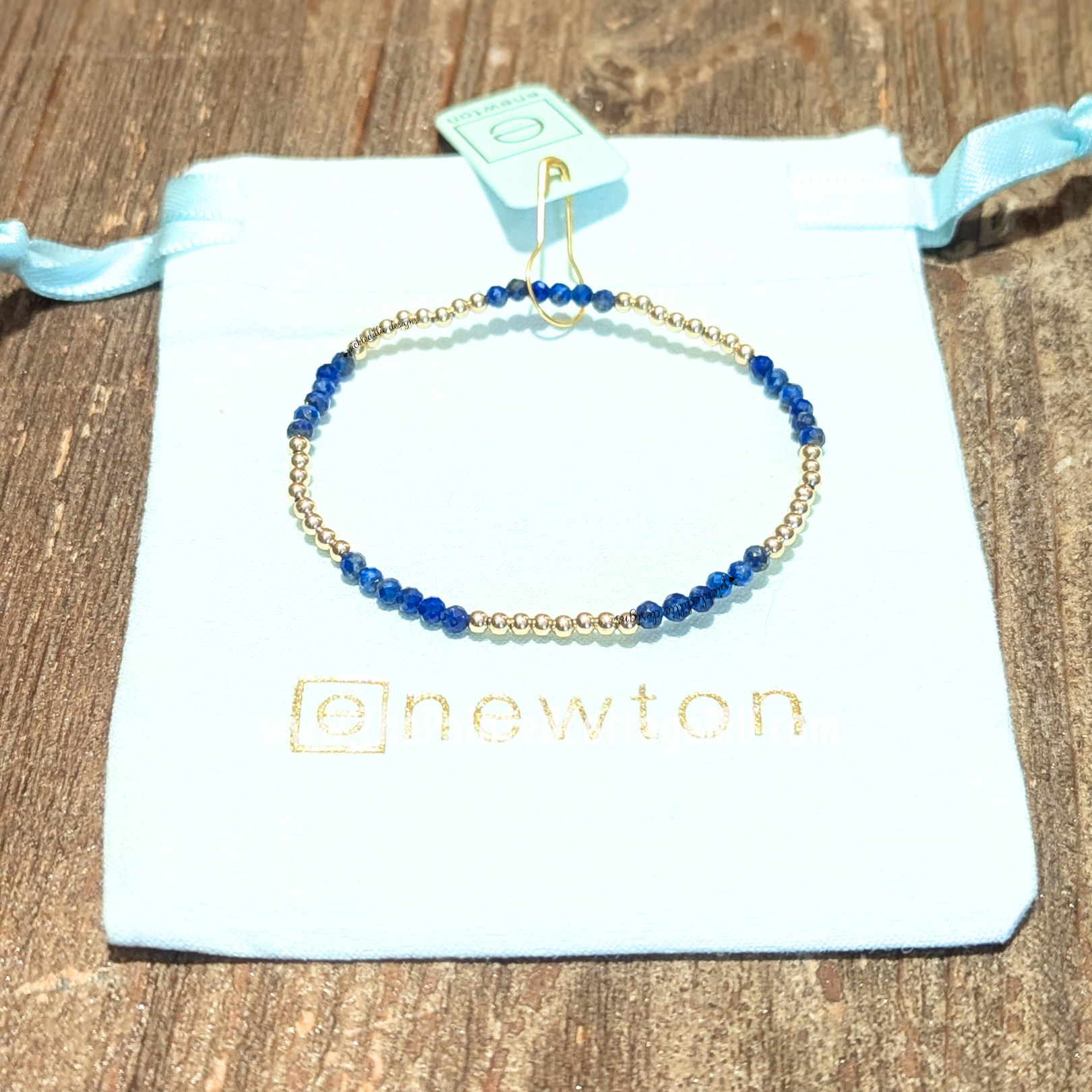 Blissful Pattern 2.5mm Bracelet - Lapis eNewton Jewelry enewton-bracelets-hope-unwritten-jewelry-holiday-christmas-gift-anne-arundel-maryland-002