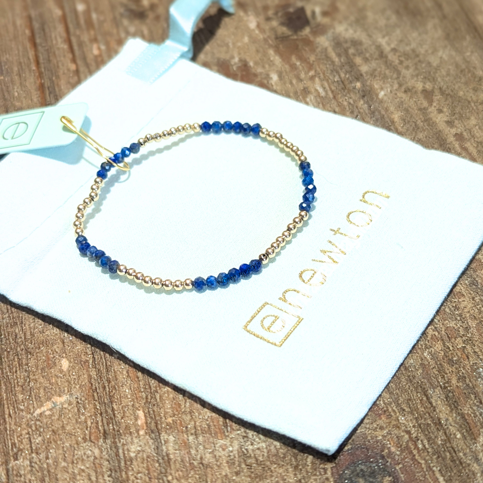 Blissful Pattern 2.5mm Bracelet - Lapis eNewton Jewelry enewton-bracelets-hope-unwritten-jewelry-holiday-christmas-gift-anne-arundel-maryland-003