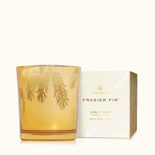 Frasier Fir Gilded 13 oz Poured Candle Thymes Holiday frasier-fir-gilded-13oz-candle-TH03535242907-2