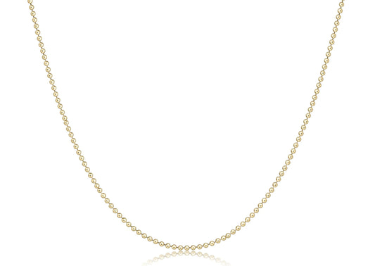 17" Choker Classic Bead Gold Chain by eNewton. Shop at The Painted Cottage in Edgewater, MD.