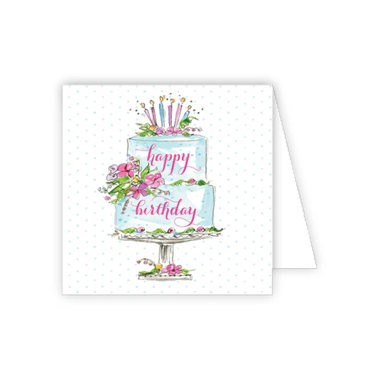 Enclosure Card - Birthday Cake w/ Candles