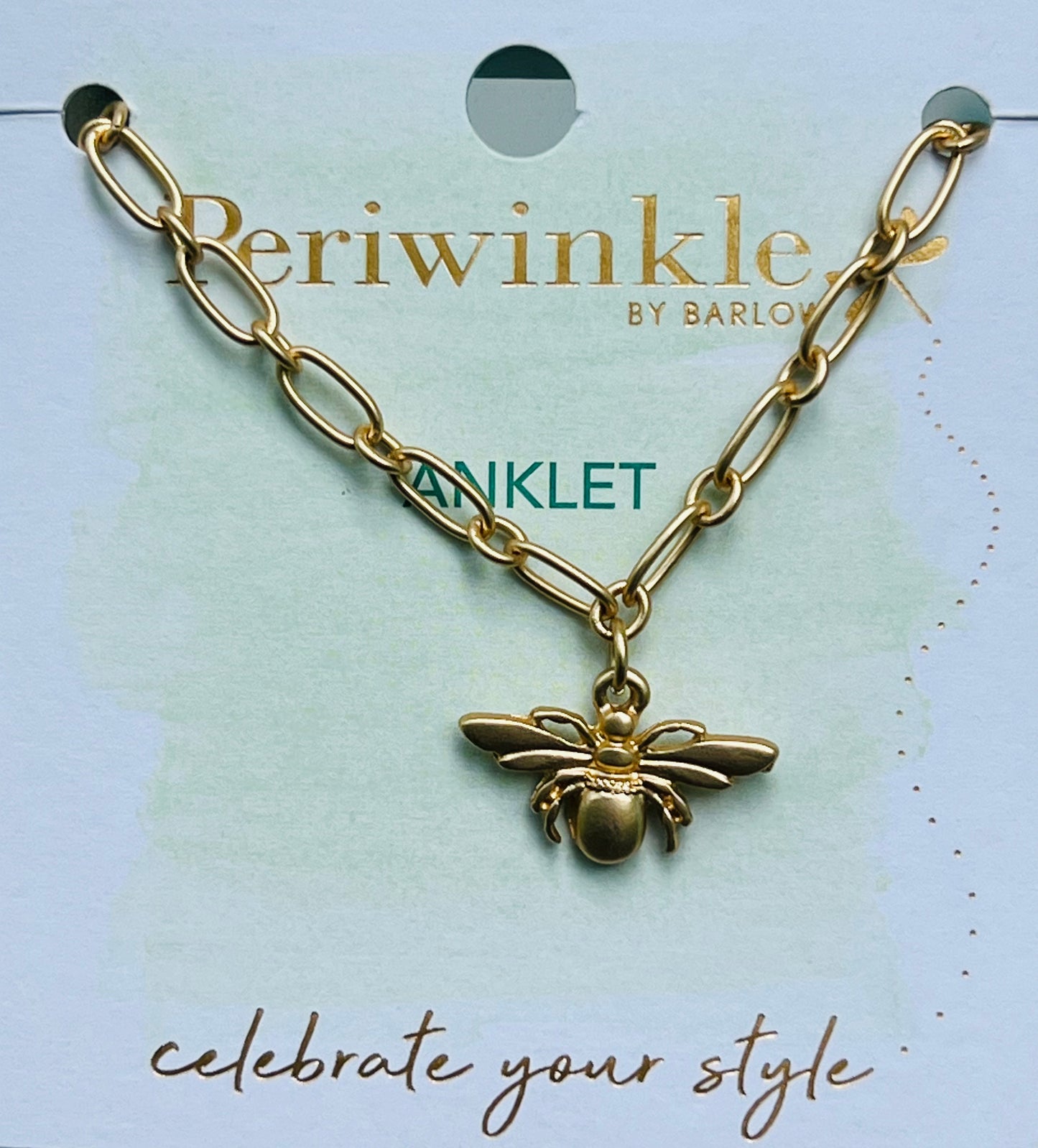 GOLD BEE ANKLET