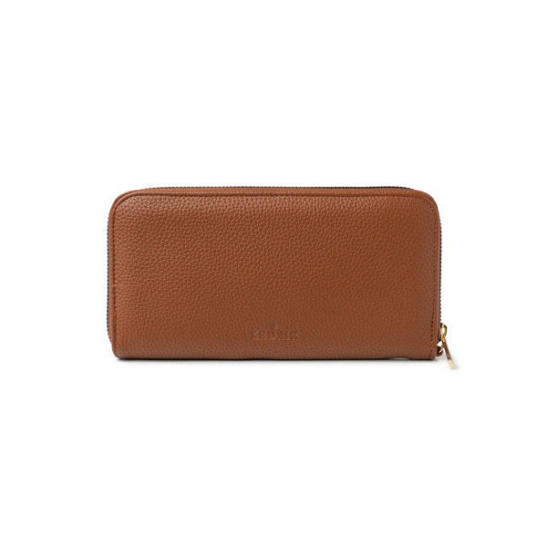 Kedzie Eclipse Zip-Around Clutch - Chestnut DM Merchandising Bags kdzecl-u24_05