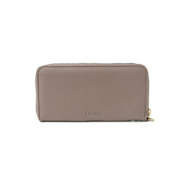 Kedzie Eclipse Zip-Around Clutch - Grey DM Merchandising Bags kdzecl-u24_11