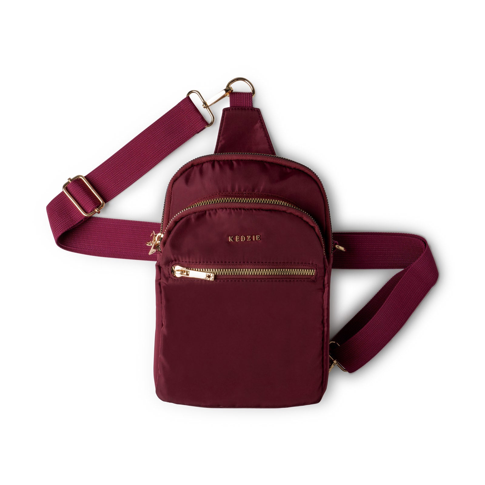 Kedzie Roundtrip Convertible Sling - Burgundy DM Merchandising Bags kdzsl3-u20_03