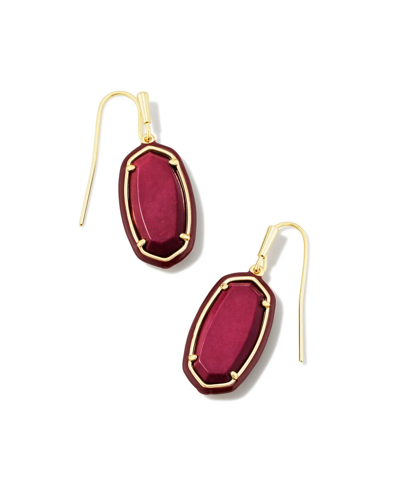 Flipkart.com - Buy JASEELA AMERICAN DIAMOND MAROON LONG ROSE GOLD HOOP  EARRINGS Brass Hoop Earring Online at Best Prices in India