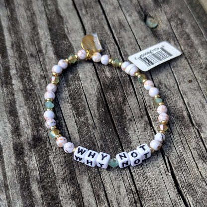 Why Not Bead Bracelet Little Words Project Jewelry little-words-project-the-painted-cottage-unique-gift-boutique-shop-annapolis-edgewater-maryland-jewelry-0-10
