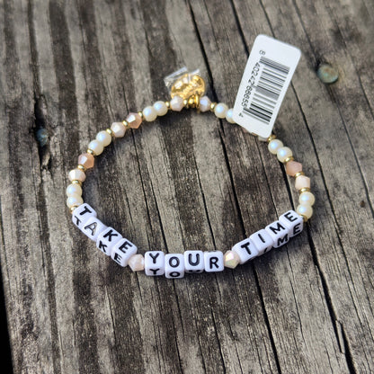 Take Your Time Bead Bracelet Little Words Project Jewelry little-words-project-the-painted-cottage-unique-gift-boutique-shop-annapolis-edgewater-maryland-jewelry-0-4
