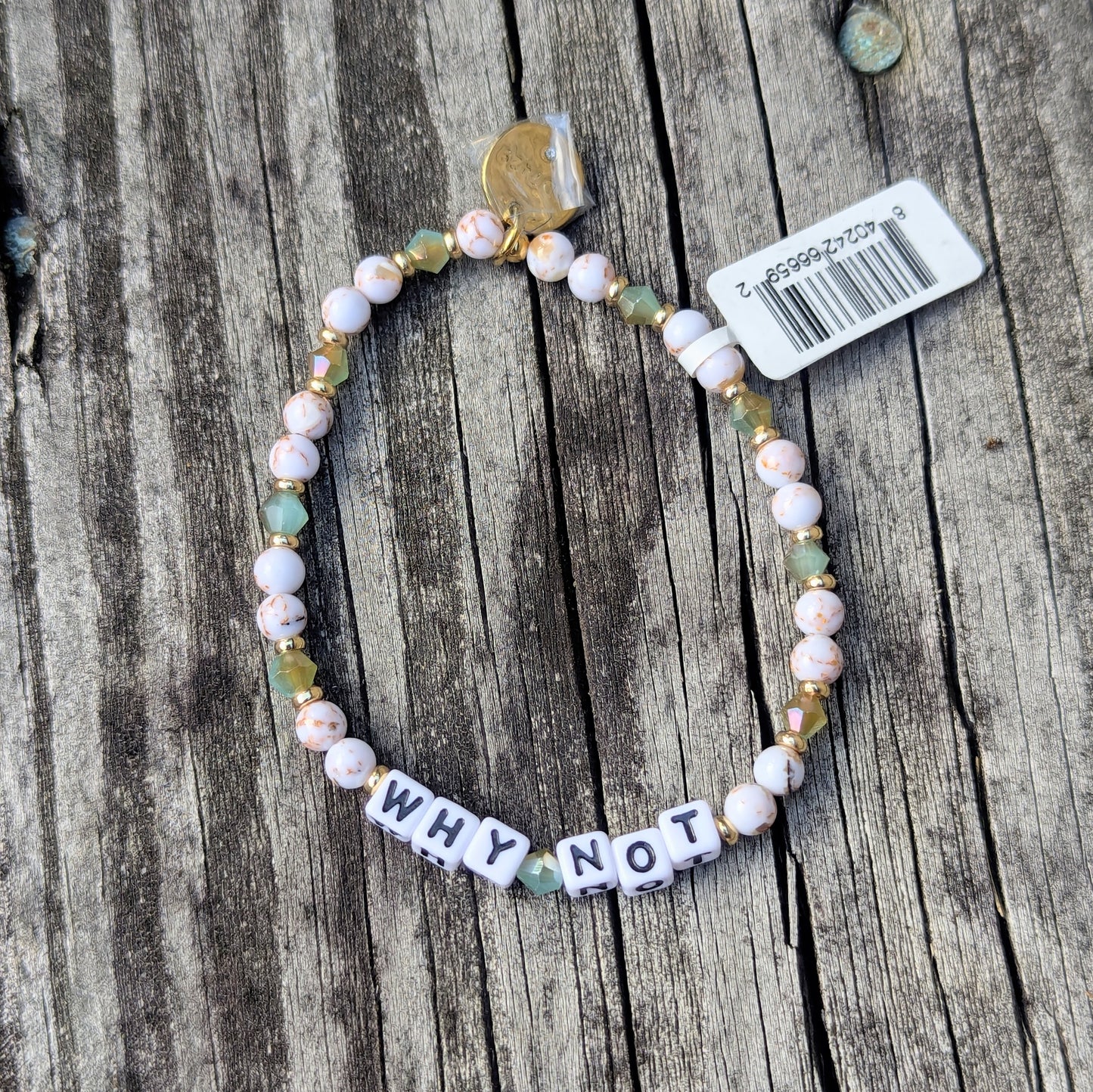 Why Not Bead Bracelet Little Words Project Jewelry little-words-project-the-painted-cottage-unique-gift-boutique-shop-annapolis-edgewater-maryland-jewelry-0-9