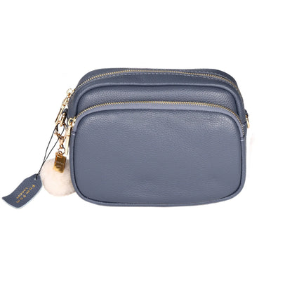 Mayfair Bag Slate Blue & Accessories - 2 Free Straps Pom Pom London Bags nMayfairSlateBlue01_1800x1800_ea6ca91a-9761-46a6-a783-9d63778f7f14