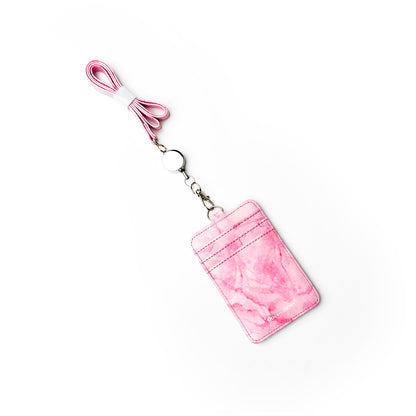 Me Myself and Dye Retractable Lanyard - Pink DM Merchandising PERSONAL ACCESSORIES omosly24_04