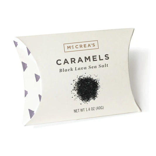 McCrea's Caramels Pillow - Black Lave Sea Salt