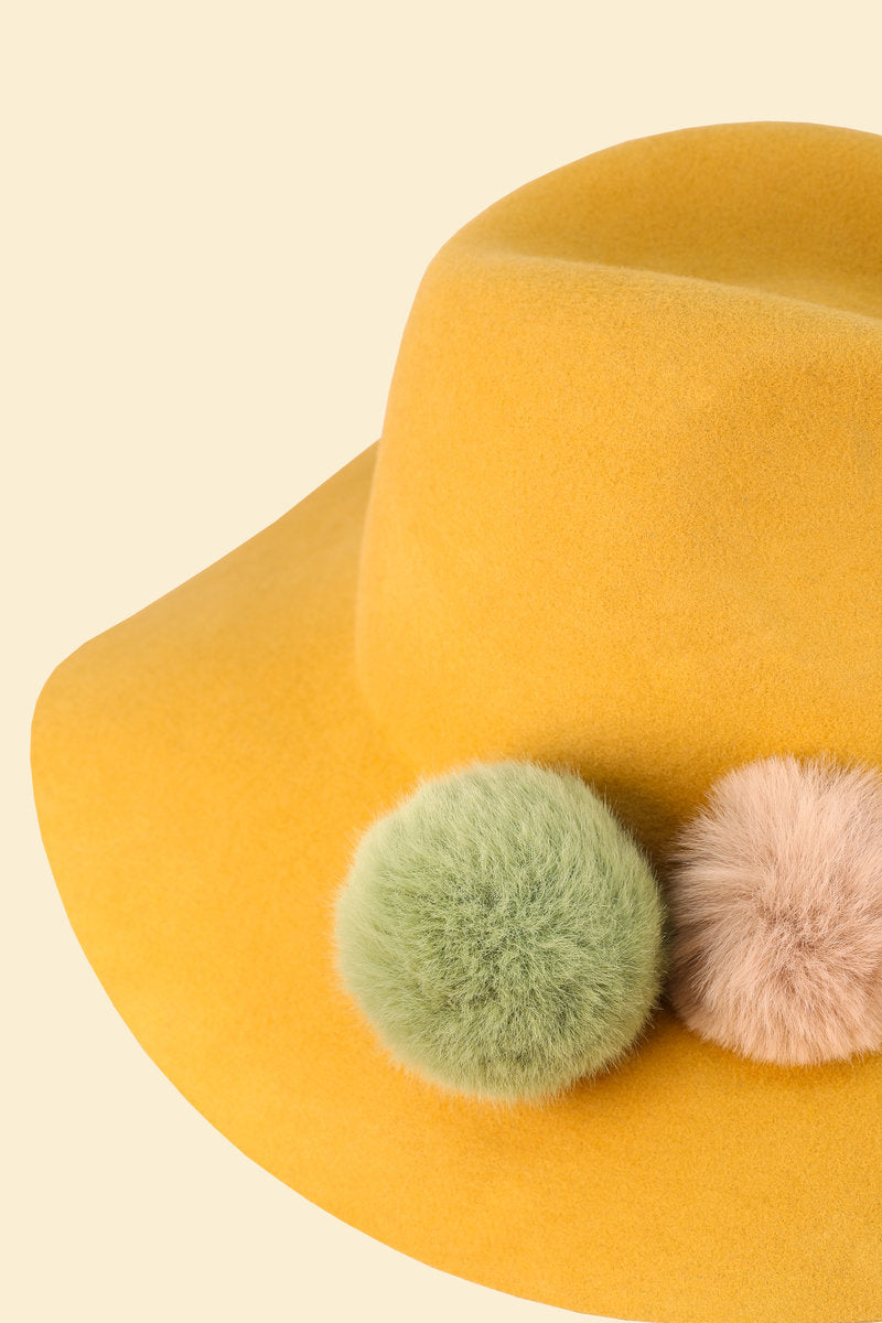 Cassandra Hat - Mustard Powder Design Inc Hat powder-design-cassandra-hat-mustard-1676637514CAS14-2