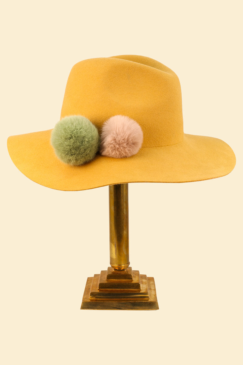 Cassandra Hat - Mustard Powder Design Inc Hat powder-design-cassandra-hat-mustard-1676637527CAS14-1