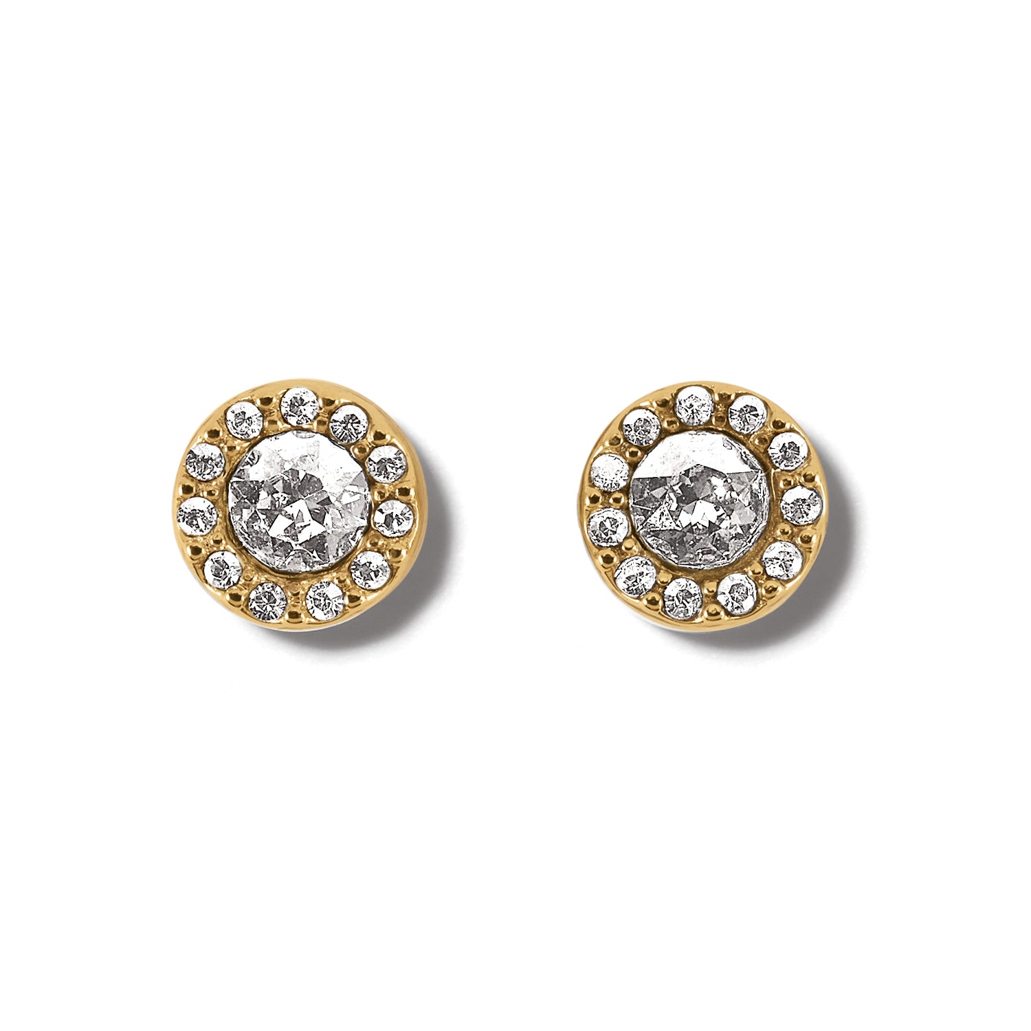 Illumina Solitaire Post Earrings - Gold BRIGHTON Jewelry qija8262_01