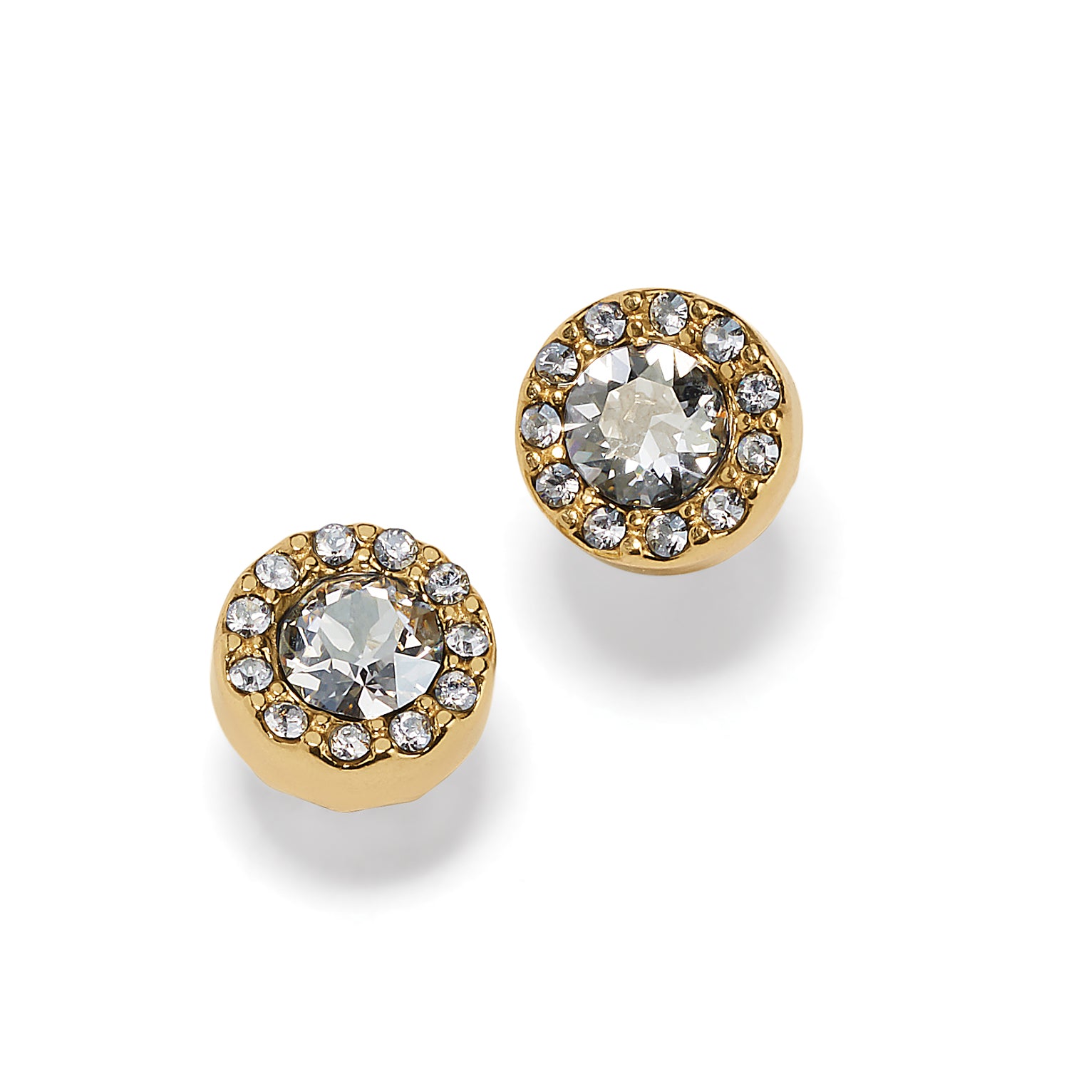 Illumina Solitaire Post Earrings - Gold BRIGHTON Jewelry qija8262_02