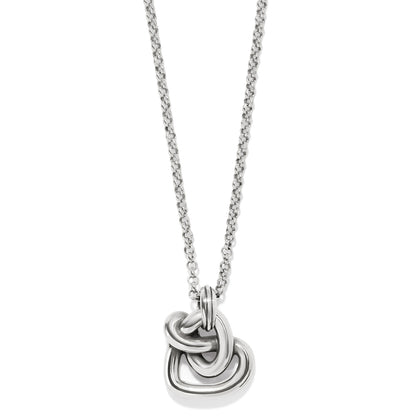 Interlok Curve Heart Necklace