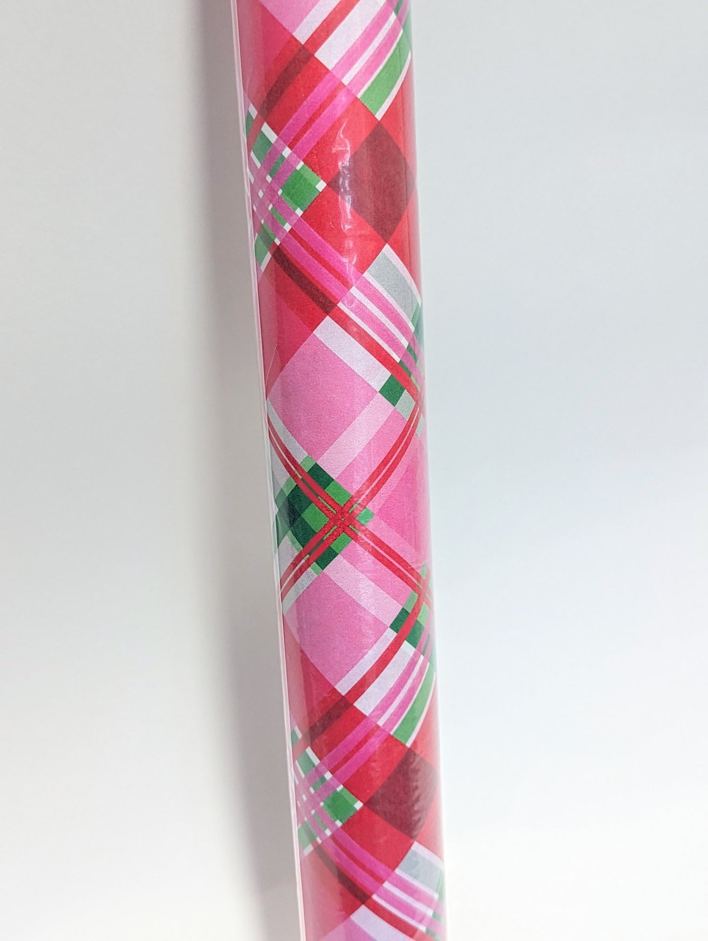 Pink & Red Plaid Table Runner
