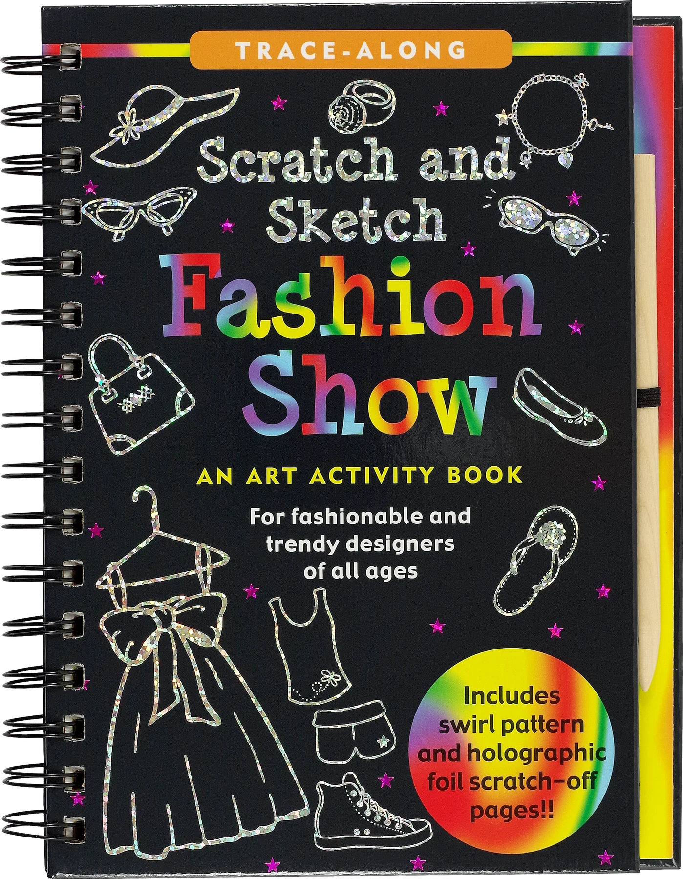 Fashion Show Scratch and Sketch Peter Pauper Press Baby scratch-and-sketch-youth-gifts-holiday-christmas-01