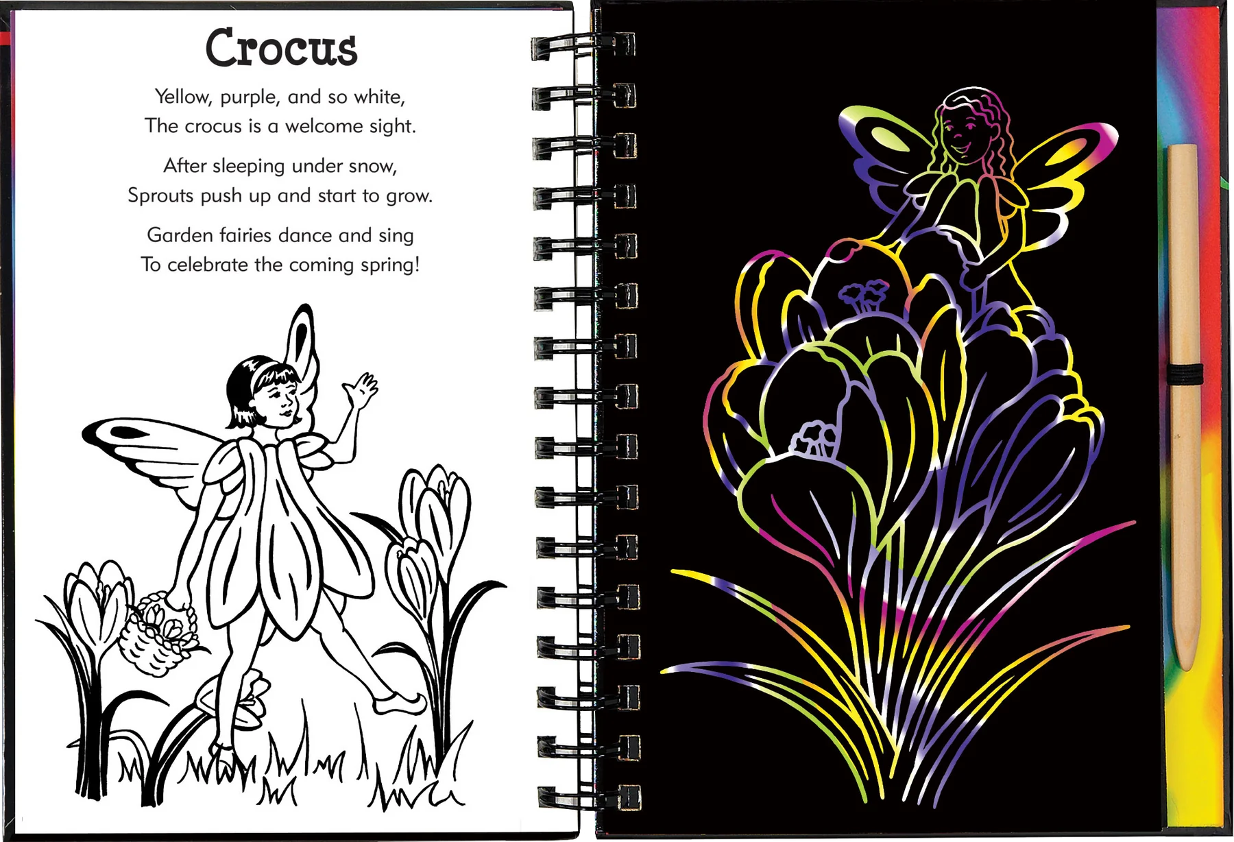 Garden Fairies Scratch and Sketch Peter Pauper Press Baby scratch-and-sketch-youth-gifts-holiday-christmas-2