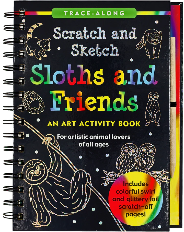 Sloths and Friends Scratch and Sketch Peter Pauper Press Baby scratch-and-sketch-youth-gifts-holiday-christmas-21