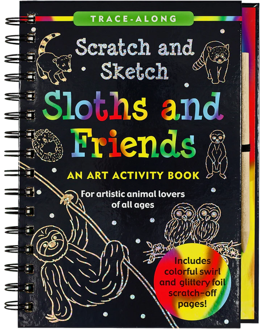 Sloths and Friends Scratch and Sketch Peter Pauper Press Baby scratch-and-sketch-youth-gifts-holiday-christmas-21