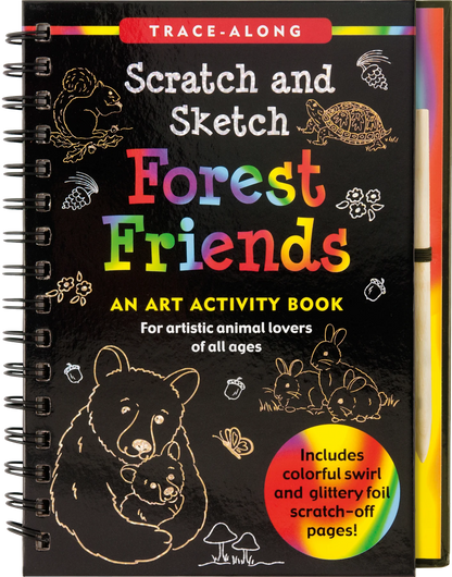 Forest Friends Scratch and Sketch Peter Pauper Press Baby scratch-and-sketch-youth-gifts-holiday-christmas-31