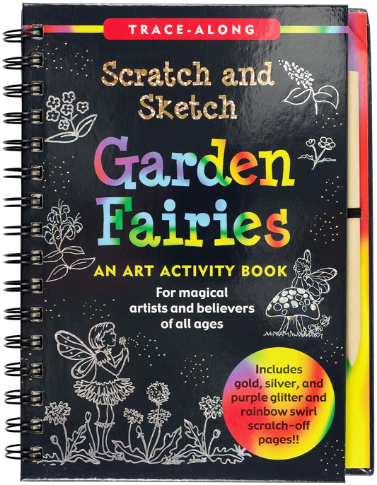 Garden Fairies Scratch and Sketch Peter Pauper Press Baby scratch-and-sketch-youth-gifts-holiday-christmas