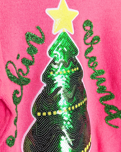 Sparkle Tree Holiday Sweater