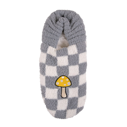 Slipper Sock - Grey Mushroom