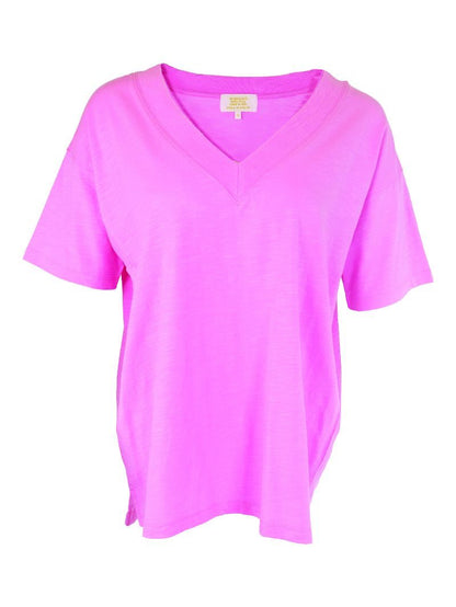 SS VNeck Tee - Blush SIMPLY SOUTHERN WOMENS APPAREL simply-southern-womens-tops-apparel-shop-boutique-style-223