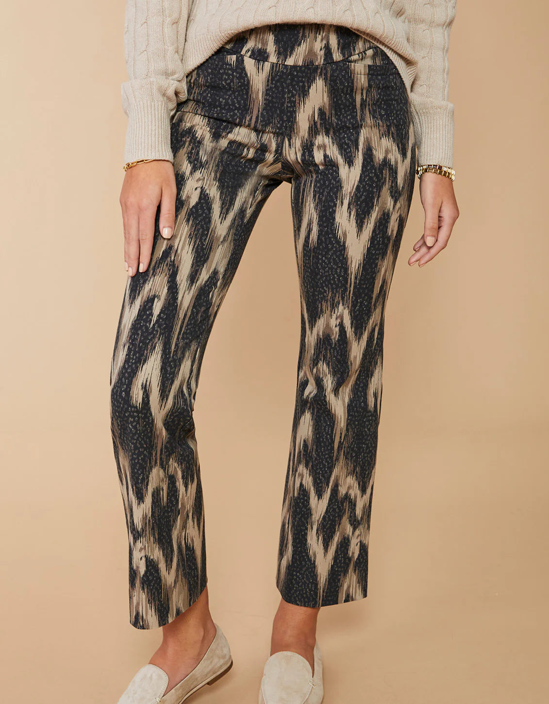 Maren Kick Flare Pant - Botanic Garden Ikat Dot Extra large SPARTINA Womens Apparel spartina-womens-apparel-clothing-fall-fashion-maryland-boutique-11