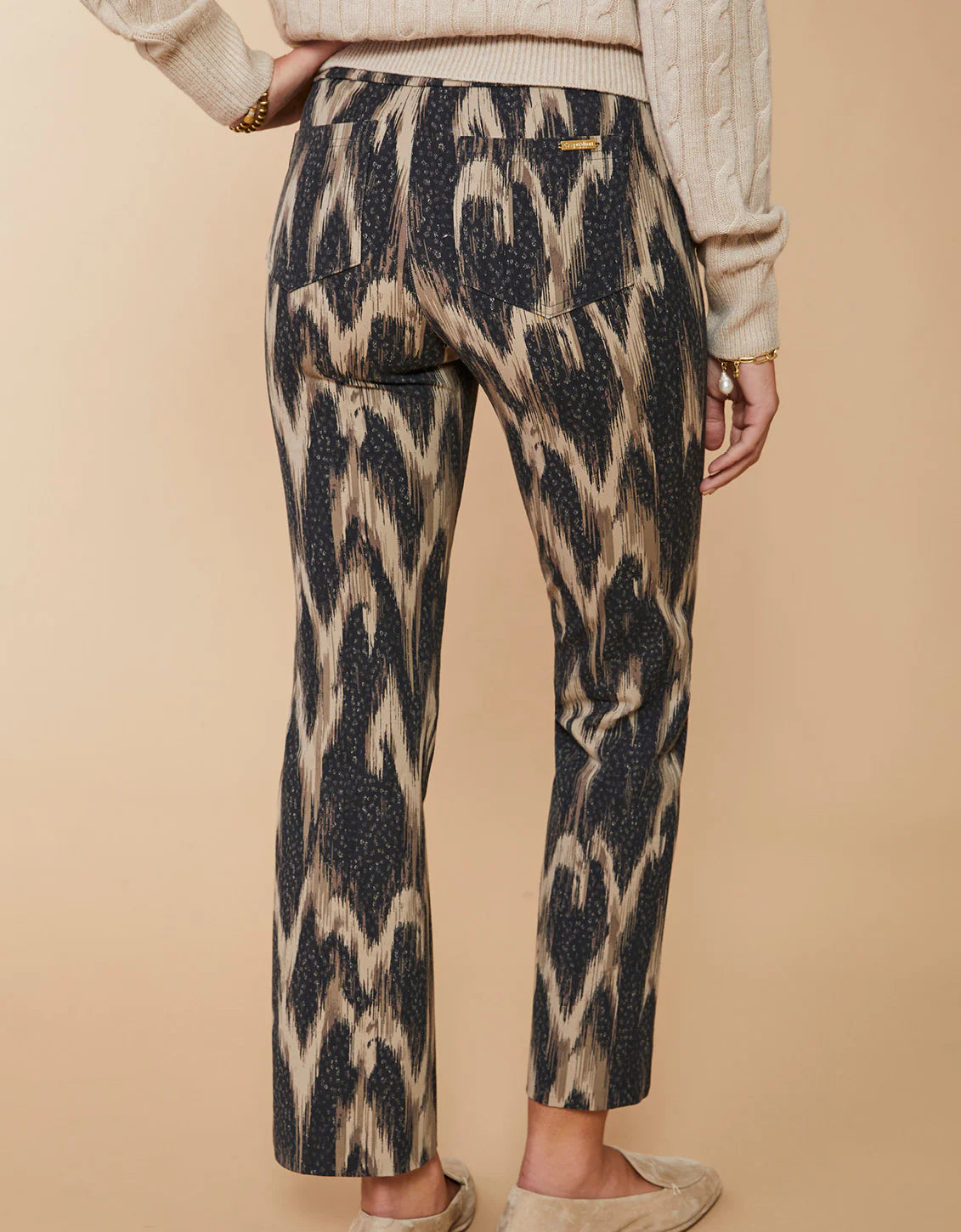 Maren Kick Flare Pant - Botanic Garden Ikat Dot SPARTINA Womens Apparel spartina-womens-apparel-clothing-fall-fashion-maryland-boutique-14