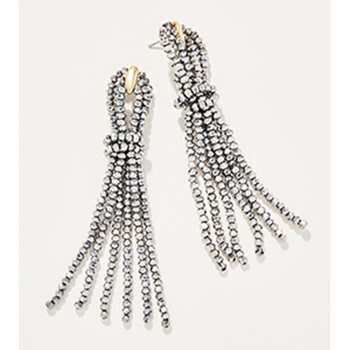 Twisted Tassel Silver Earring SPARTINA Jewelry ssi_10176_366296