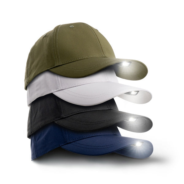 Night Scope MagnaLite Pro Cap - Black DM Merchandising PERSONAL ACCESSORIES the-painted-cottage-fathers-day-gift-ideas-edgewater-maryland-cap-hat-led-light-running-jog-night-10