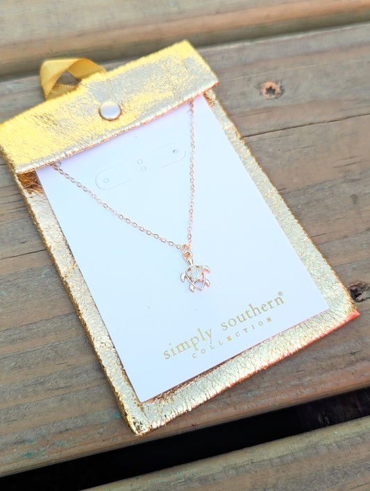 SS Dainty Necklace - Turtle Simply Southern Jewelry the-painted-cottage-shop-holiday-jewelry-simply-southern-annapolis-sealife-nautical-annapolis-gift-boutiqe-10-107