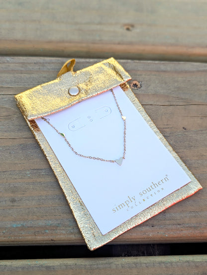 SS Dainty Necklace - Heart Simply Southern Jewelry the-painted-cottage-shop-holiday-jewelry-simply-southern-annapolis-sealife-nautical-annapolis-gift-boutiqe-10-109