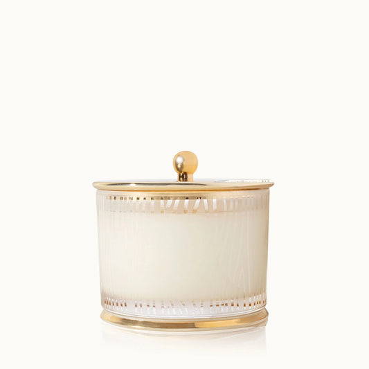 Frasier Fir Gilded Frosted Wood Grain Candle Thymes Holiday thymes-frasier-fir-gilded-frosted-wood-grain-candle-0521589007